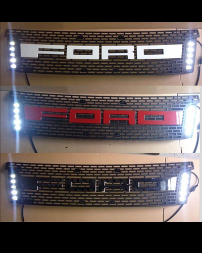 MẶT CA LĂNG KÈM LED DRL RANGER 2013